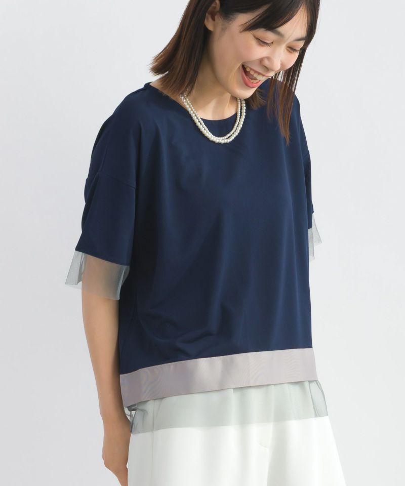 model：H162　着用サイズ：M　ネイビー
