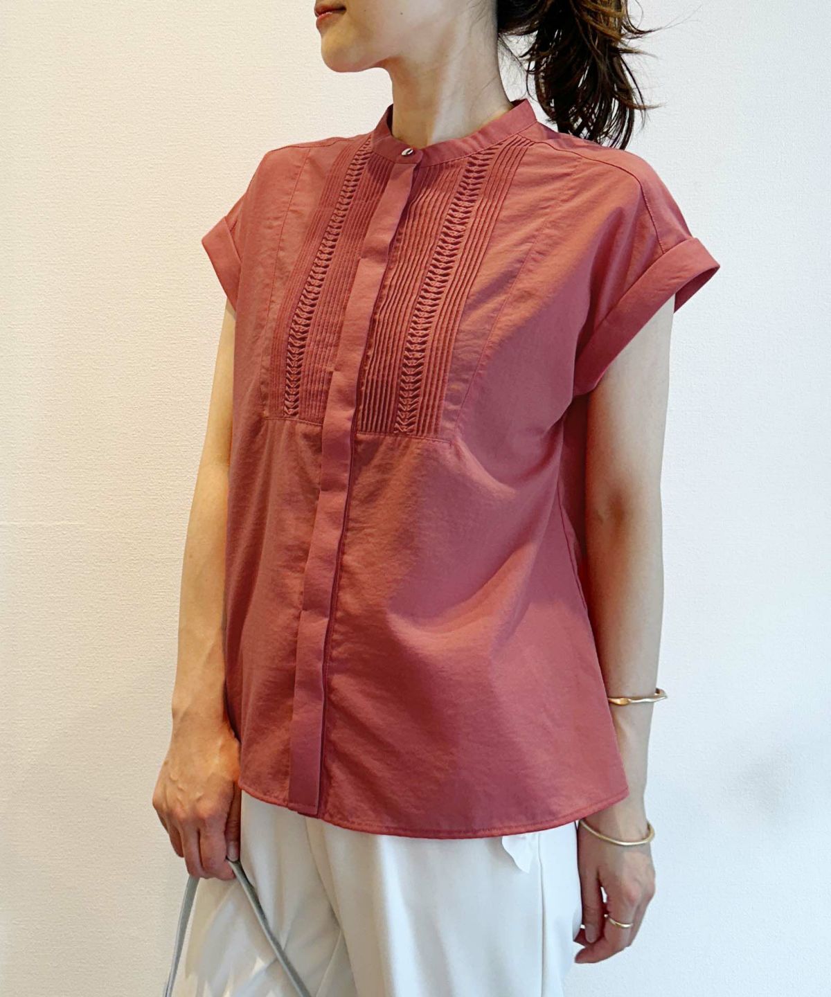 model：H164　着用サイズ：M　オレンジ