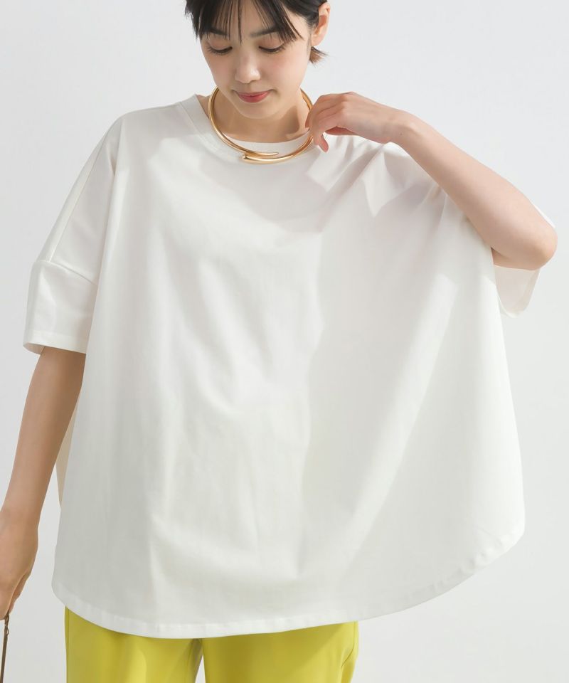 model：H162　着用サイズ：M　オフホワイト
