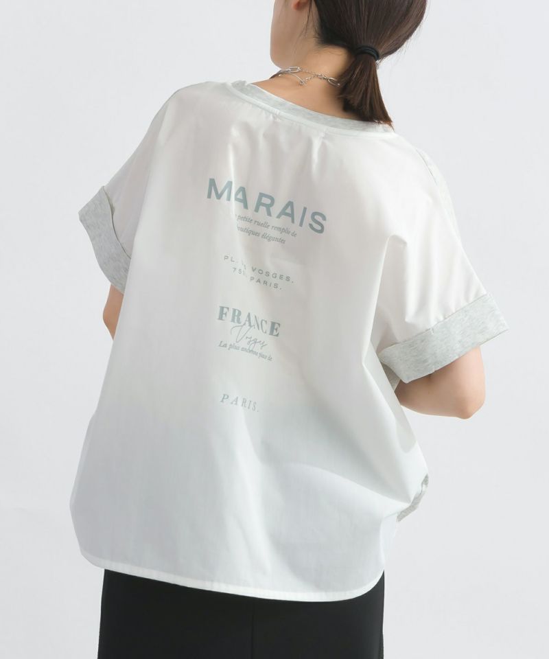 model：H162　着用サイズ：M　ベージュ