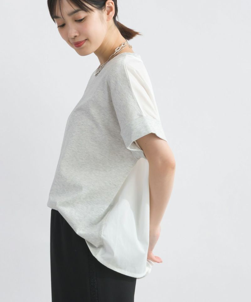 model：H162　着用サイズ：M　ベージュ