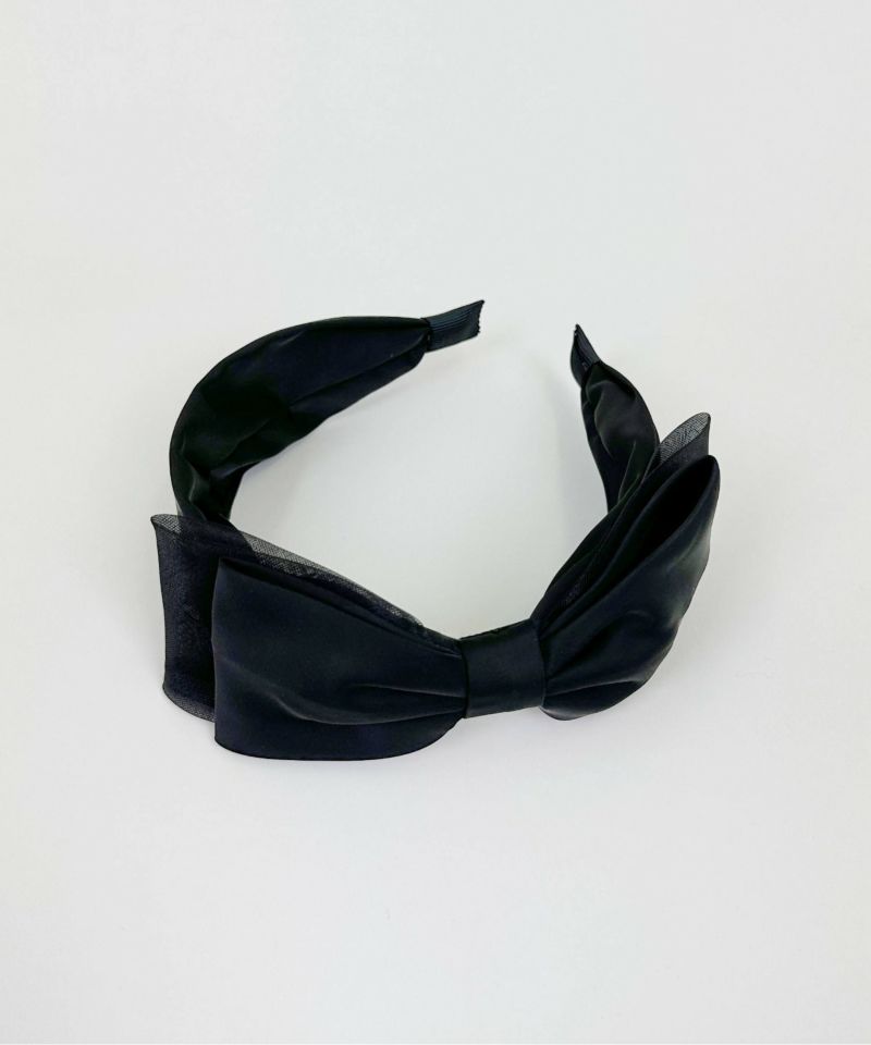 新品 UNMINOU フラットリボンカチューシャ（BLACK） 完売品 GOODS,HAIR ACCESSORY | UN MINOU