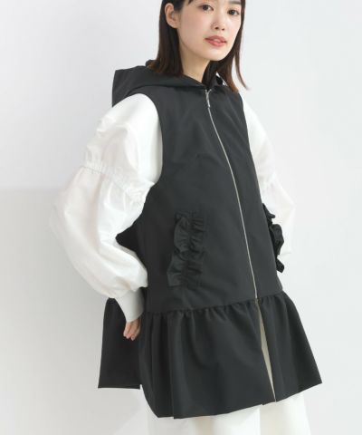ISHIKAWA ラボ ペプラムジレ ジレ パール