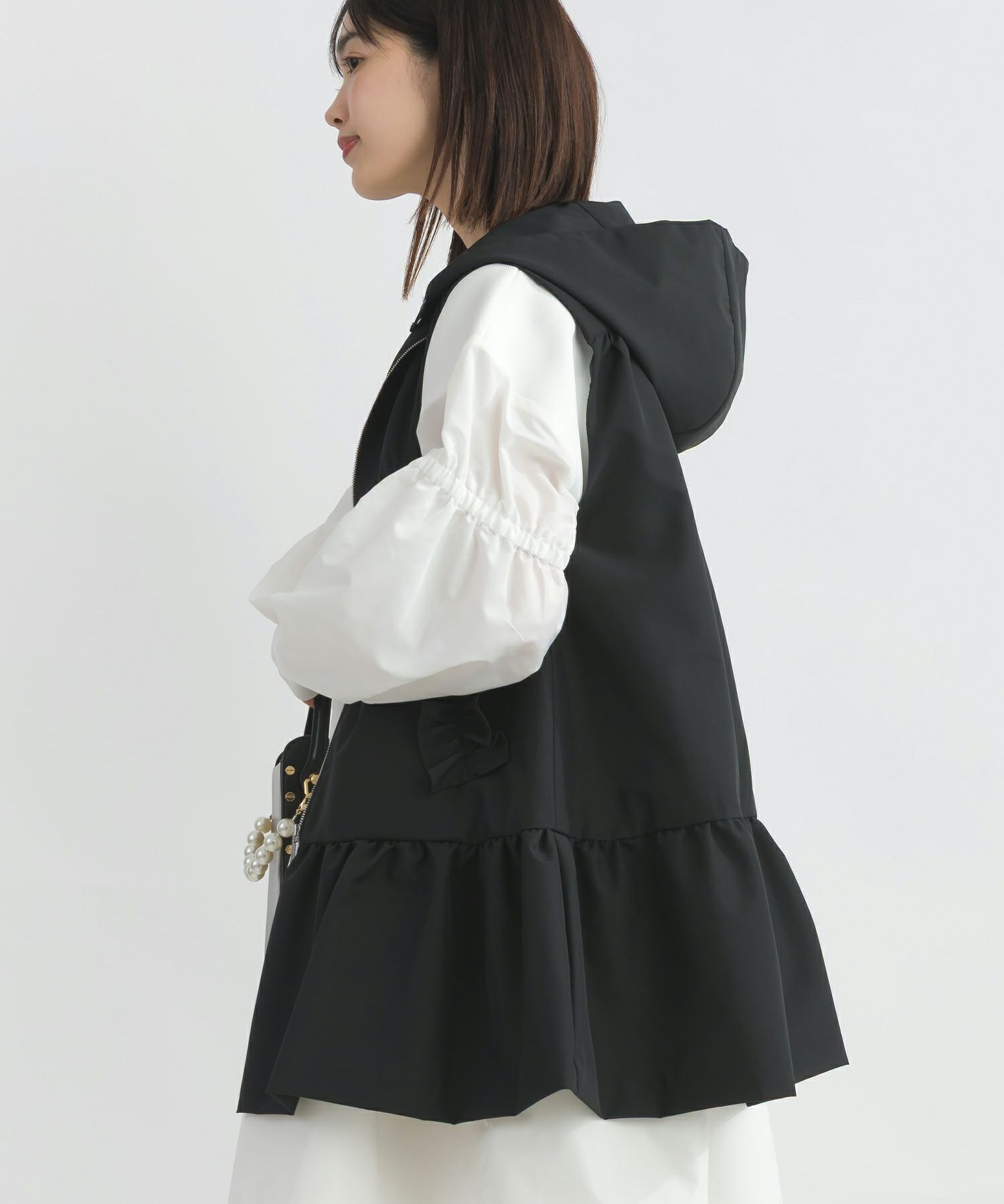 ポケットフリルペプラムベスト | PICCIN (ピッチン) 公式通販