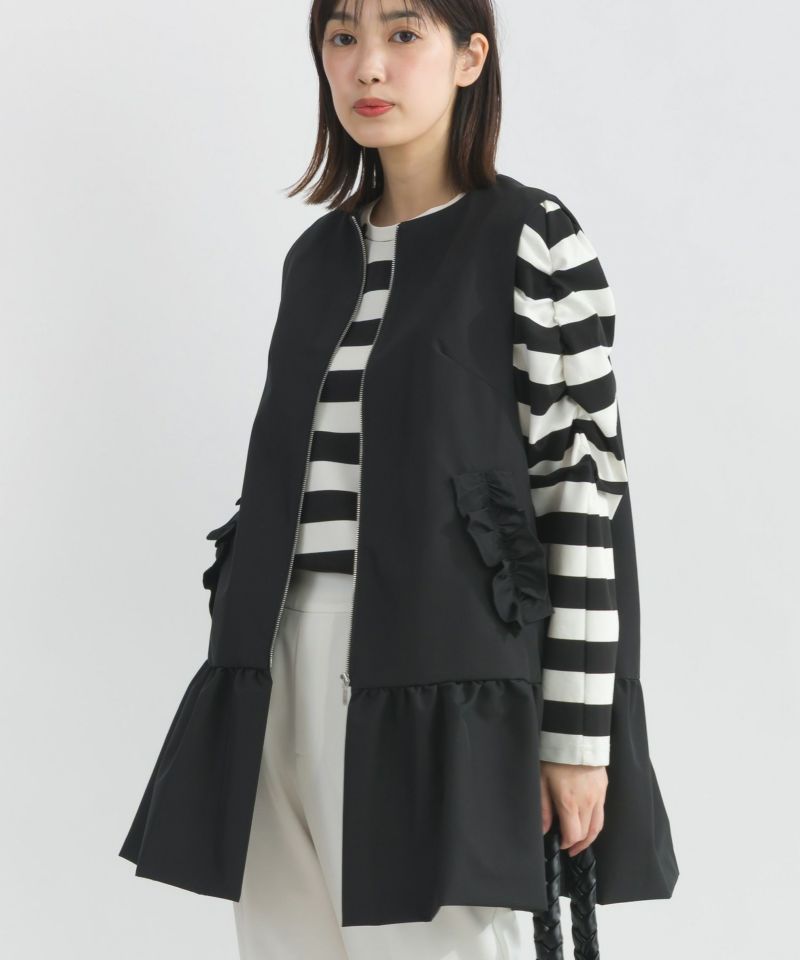 model：H162　着用サイズ：M　フードなし