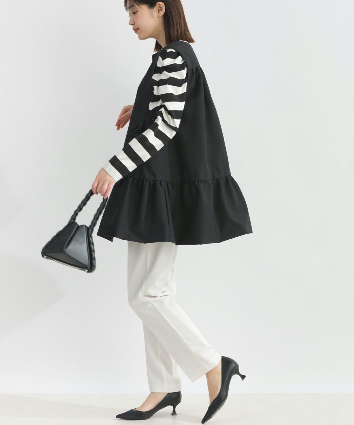 model：H162　着用サイズ：M　フードなし