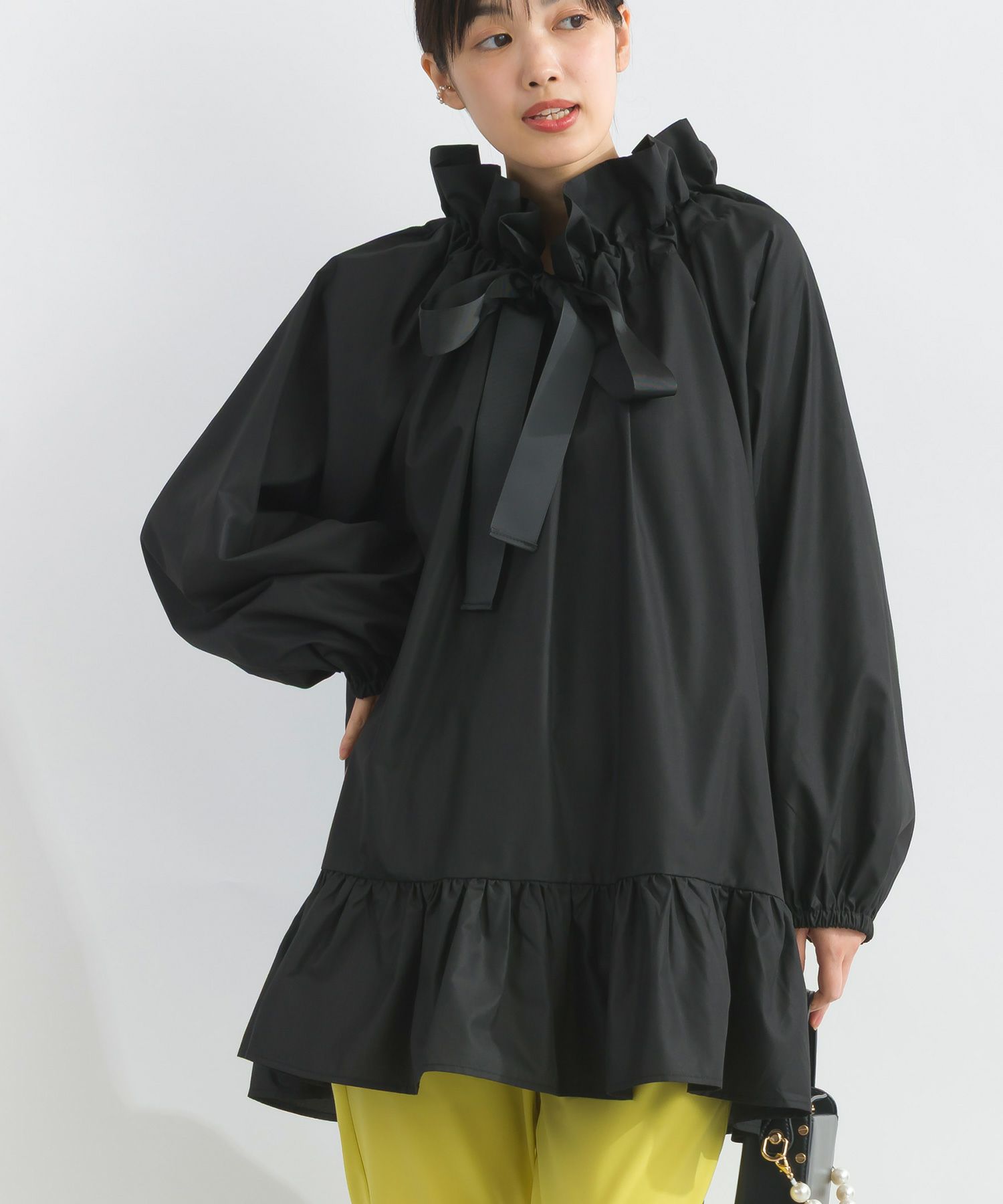 model：H162　着用サイズ：M　ブラック