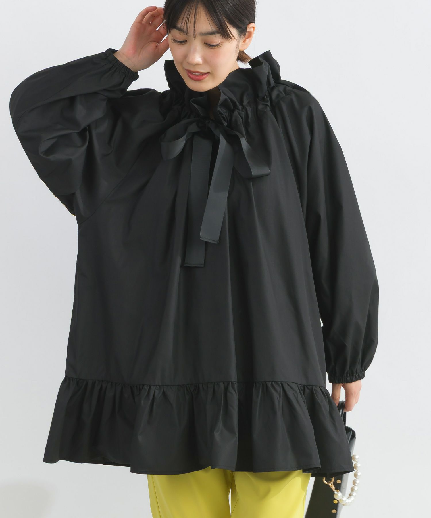 model：H162　着用サイズ：M　ブラック