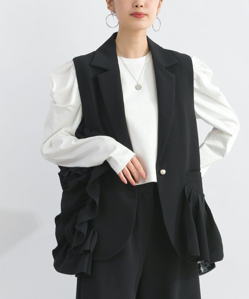 model：H162　着用サイズ：M　ブラック（セットアップで）