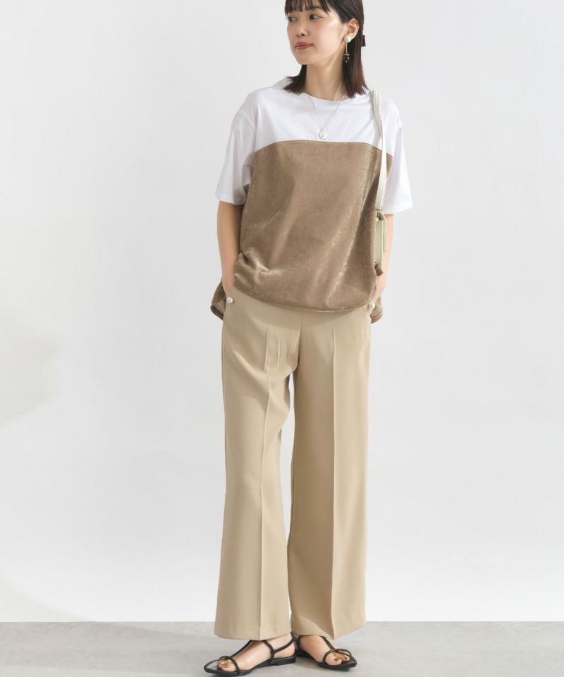 model：H162　着用サイズ：M　オフホワイト