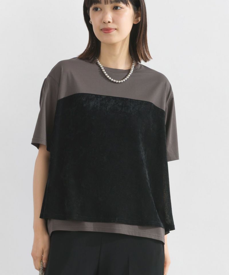 model：H162　着用サイズ：M　チャコールグレー