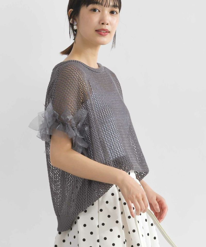 model：H162　着用サイズ：M　チャコールグレー