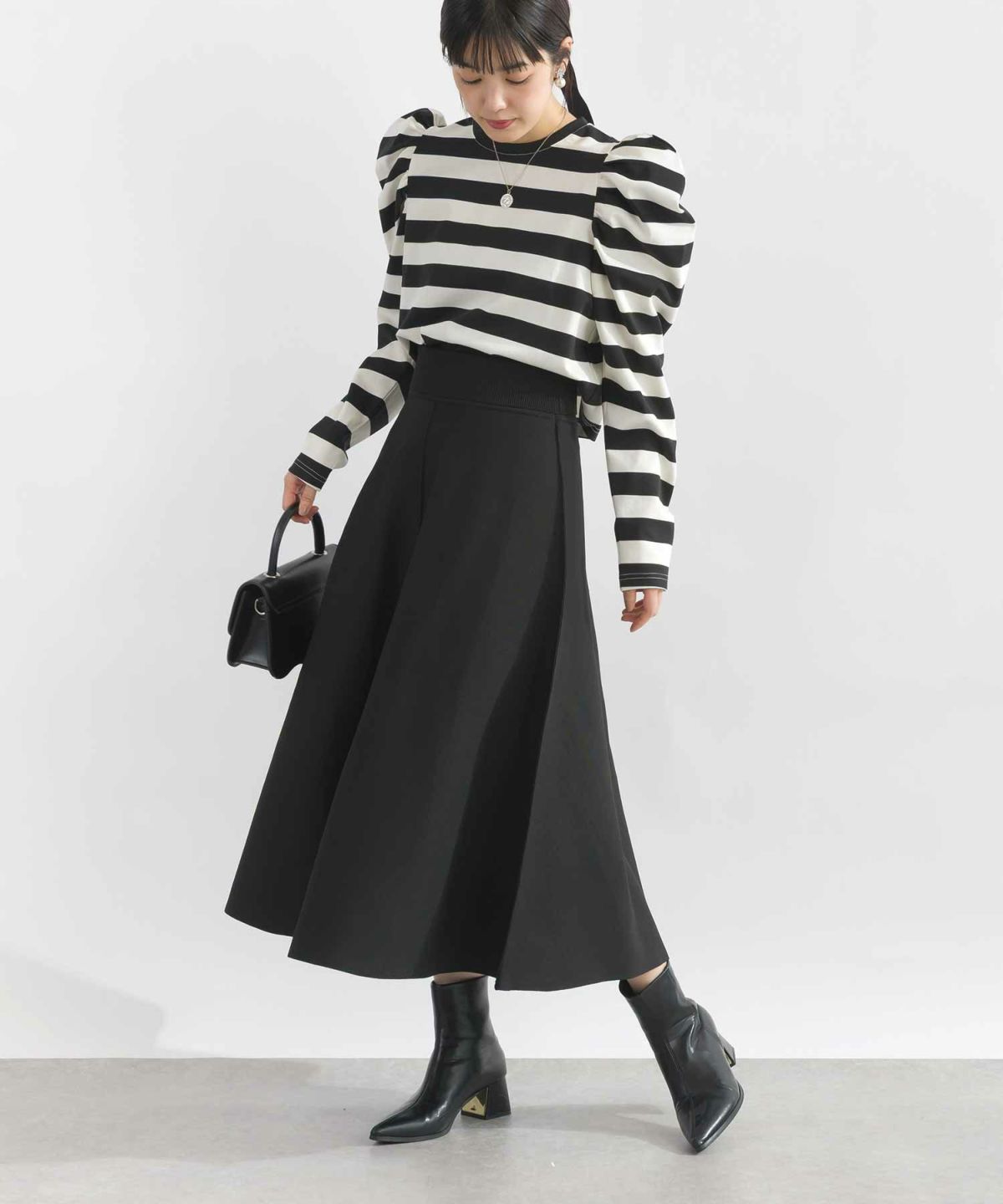 model：H162　着用サイズ：M　ブラック