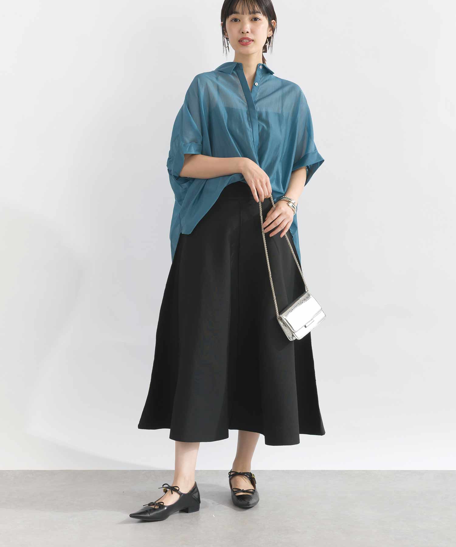 model：H162　着用サイズ：M　ブラック