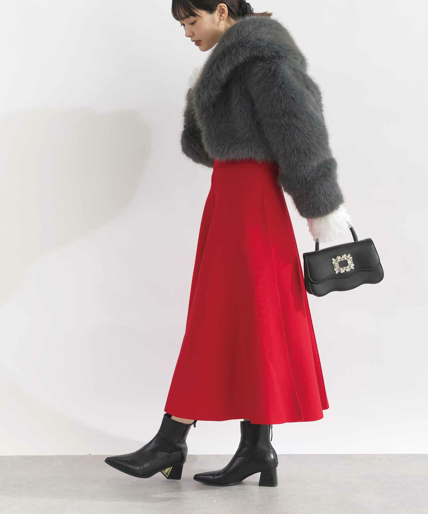 ウエストリブフレアニットスカート | PICCIN (ピッチン) 公式通販