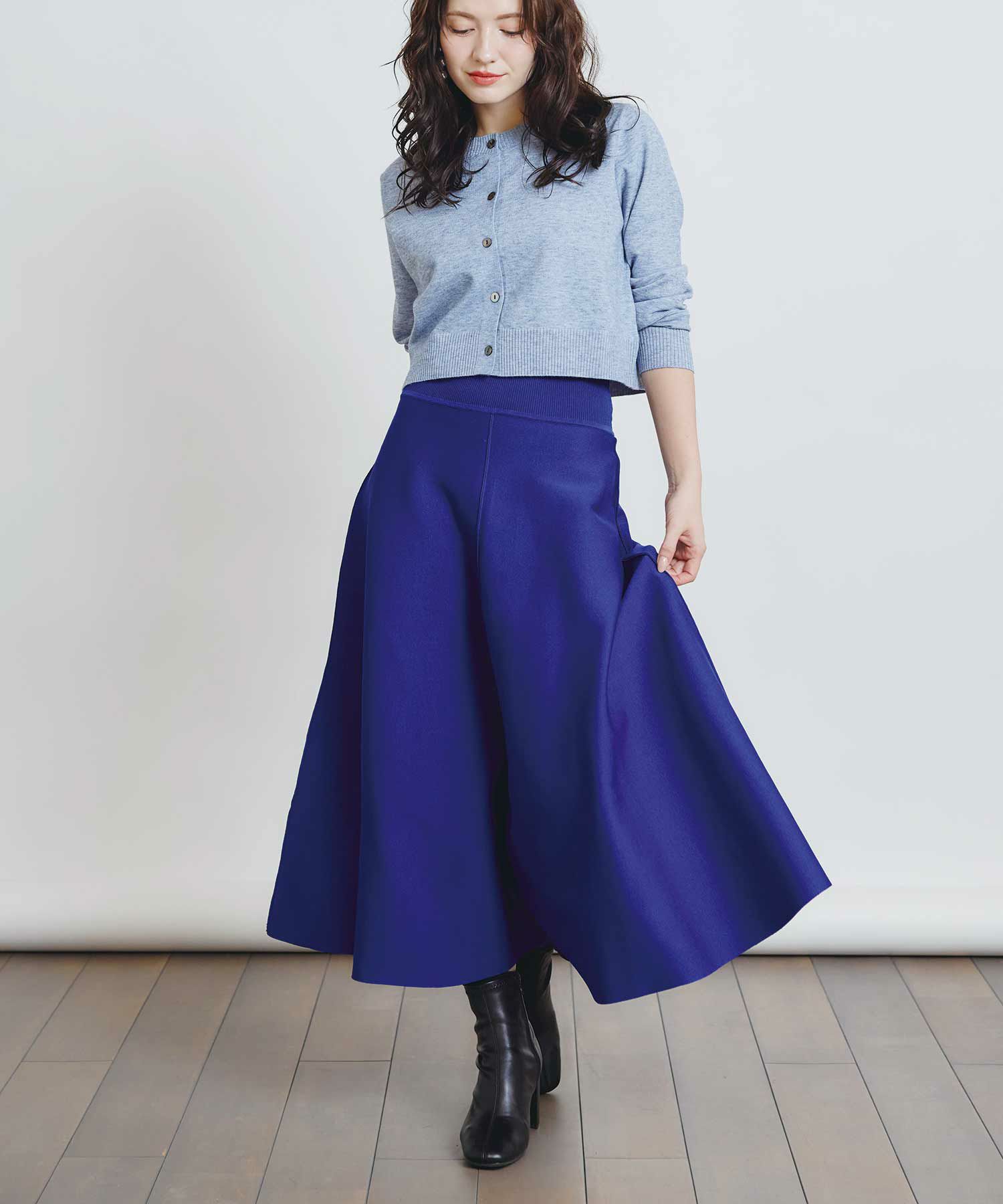 ウエストリブフレアニットスカート | PICCIN (ピッチン) 公式通販