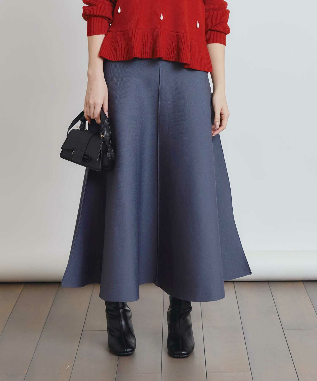 model：H155　着用サイズ：M　グレー