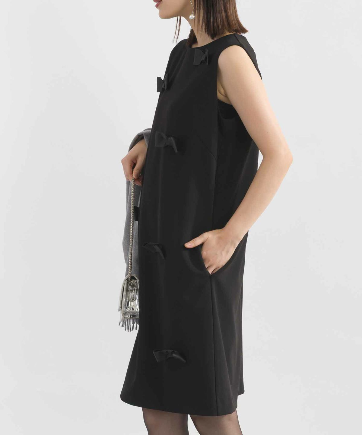 model：H162　着用サイズ：M　ブラック