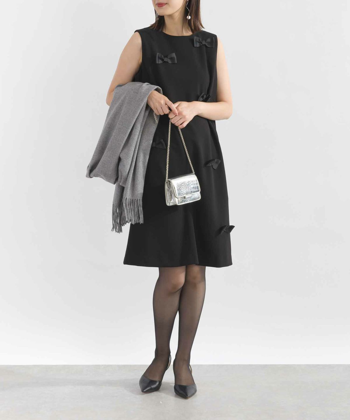 model：H162　着用サイズ：M　ブラック