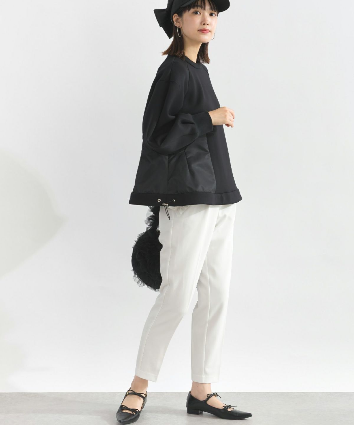 model：H162　着用サイズ：M　ブラック