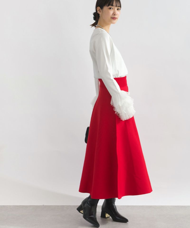 model：H162　着用サイズ：M　オフホワイト