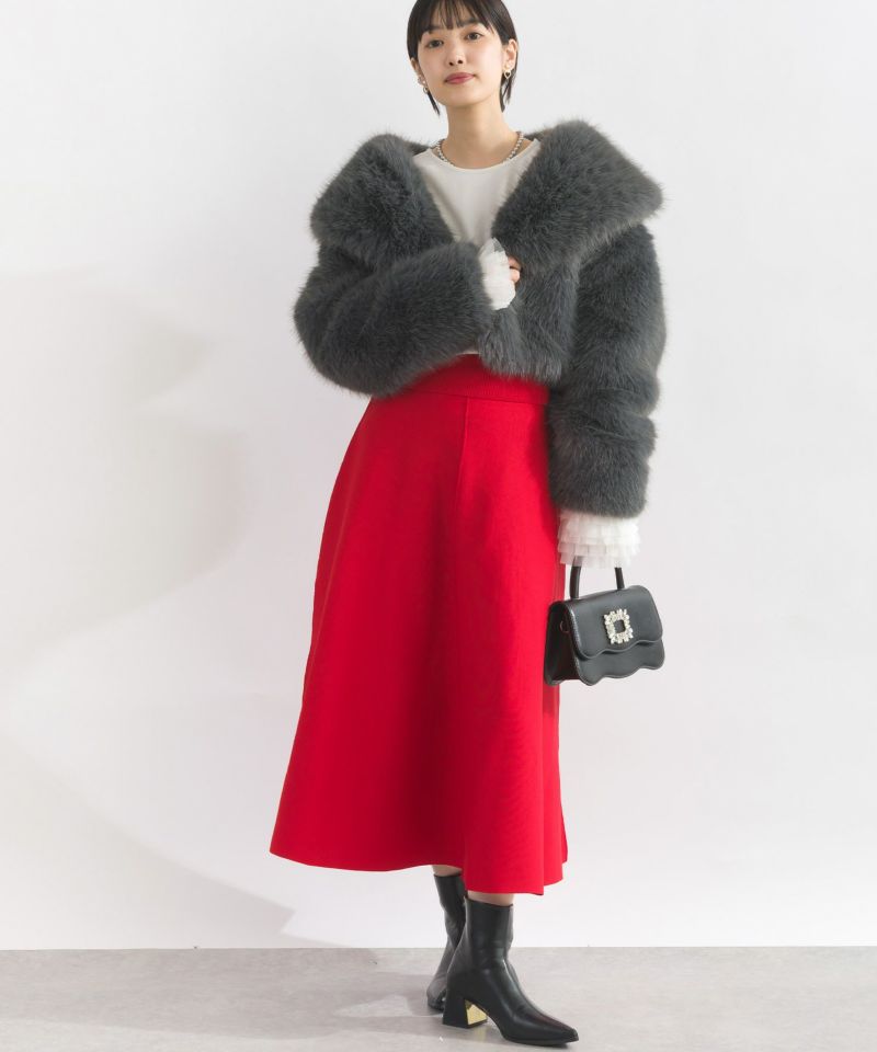 model：H162　着用サイズ：M　オフホワイト