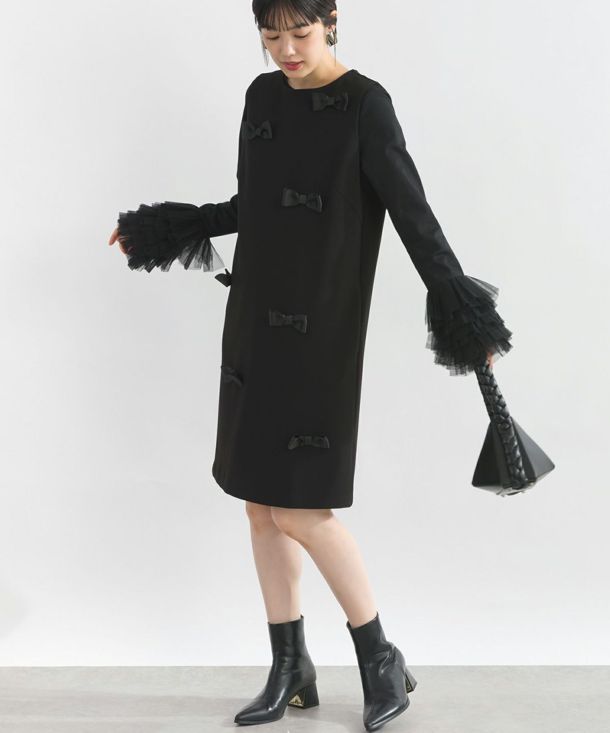 model：H162　着用サイズ：M　ブラック