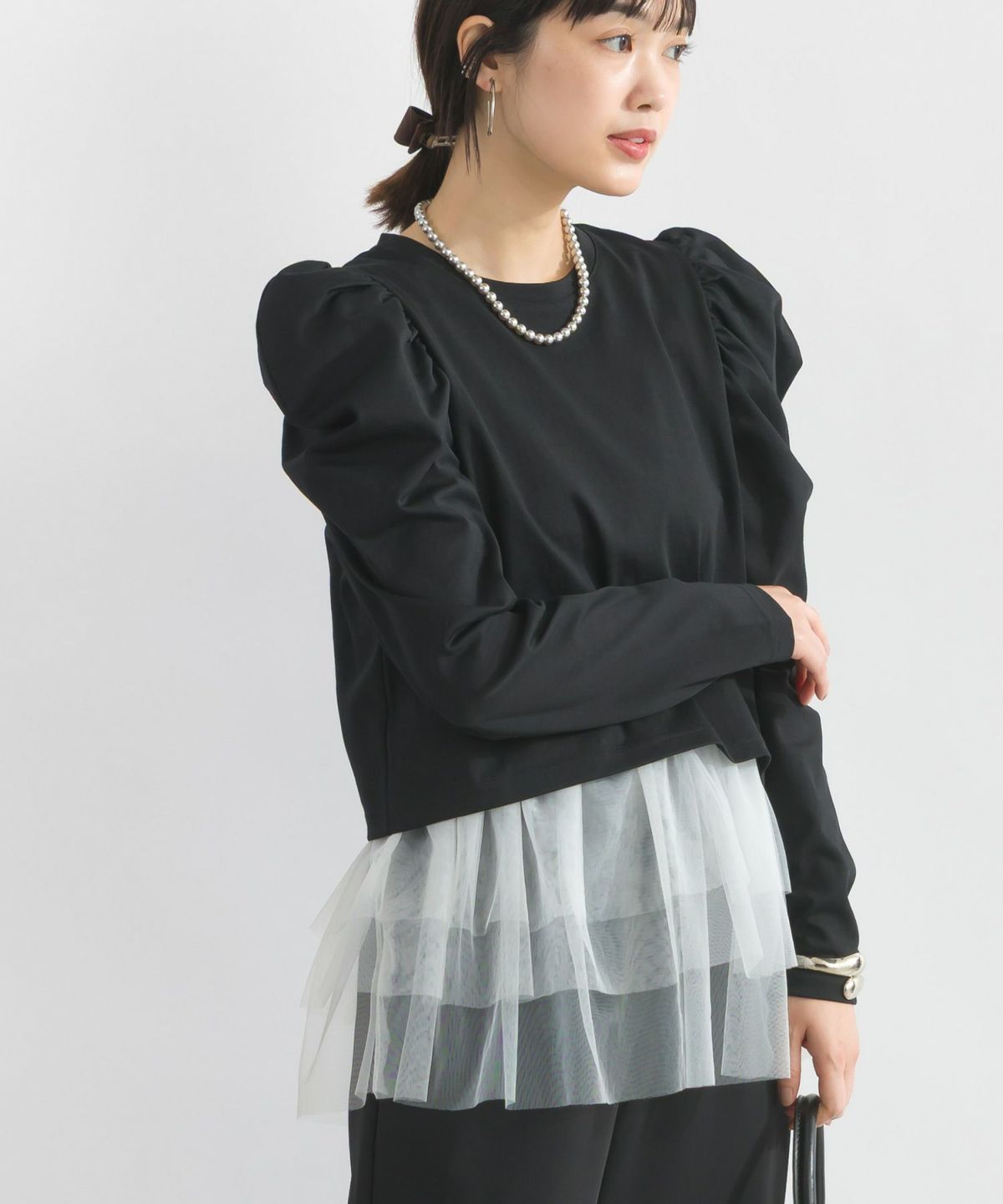 model：H162　着用サイズ：M　ブラック