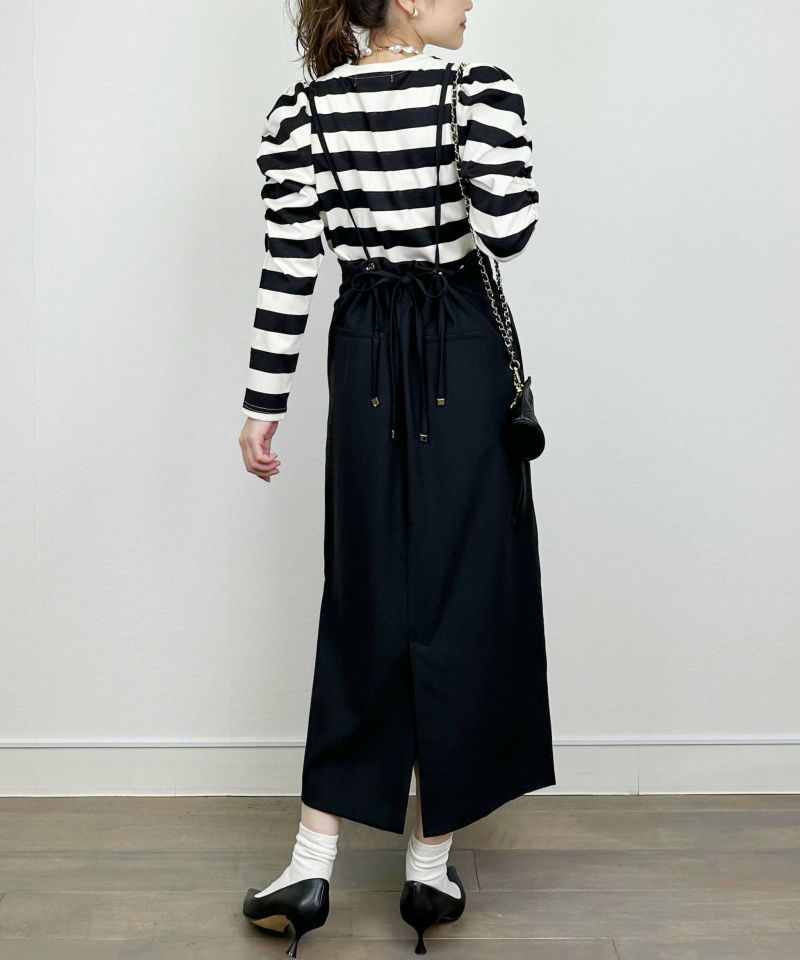 model：H164　着用サイズ：M　ブラック