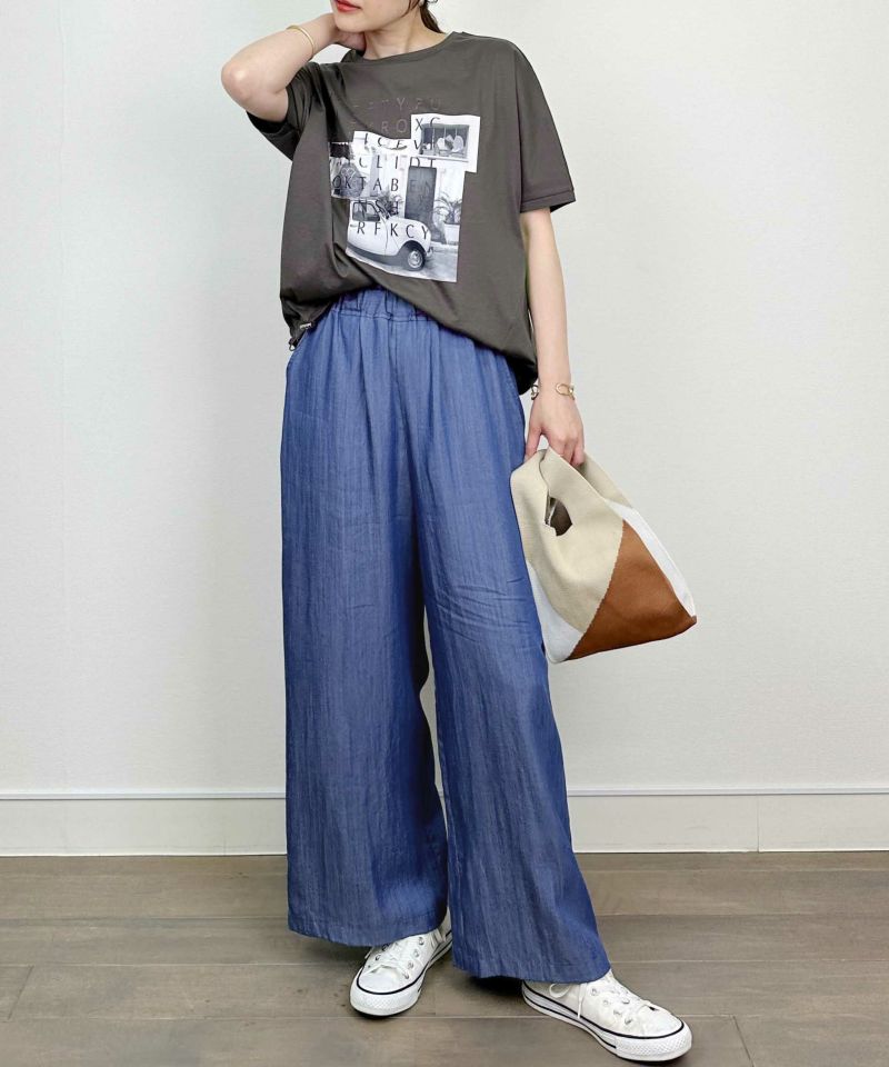 model：H164　着用サイズ：M　ブルー