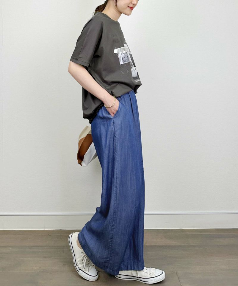 model：H164　着用サイズ：M　ブルー