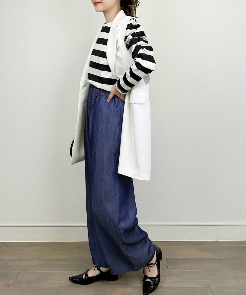 model：H164　着用サイズ：M　ダークブルー