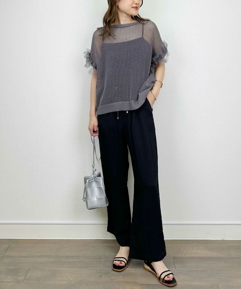 model：H164　着用サイズ：M　ブラック