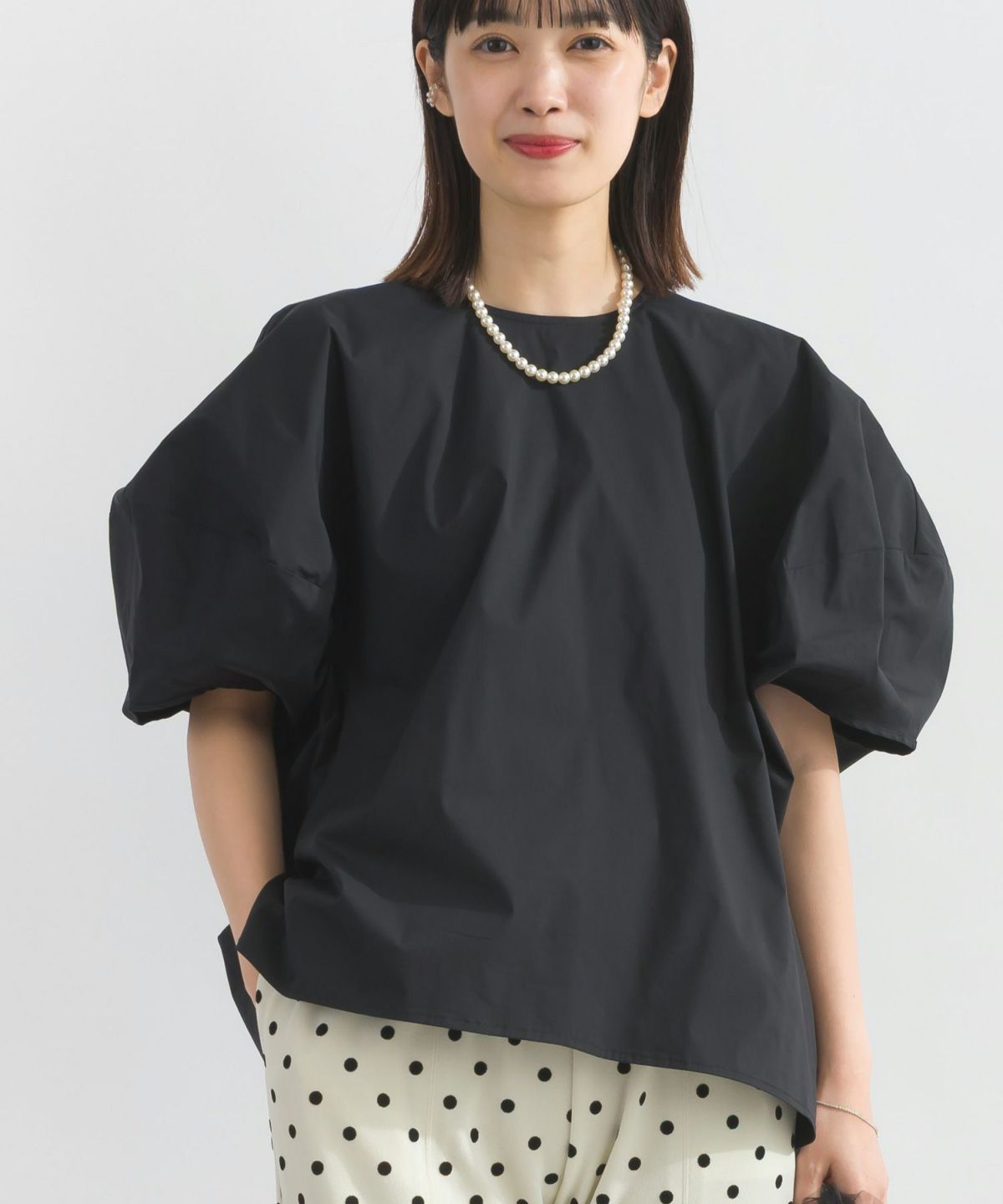 model：H162　着用サイズ：M　ブラック