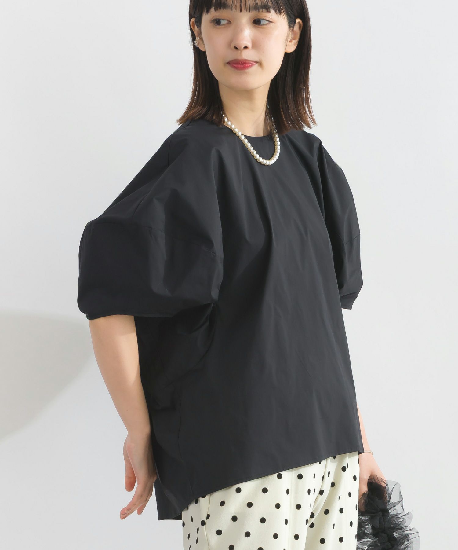 model：H162　着用サイズ：M　ブラック