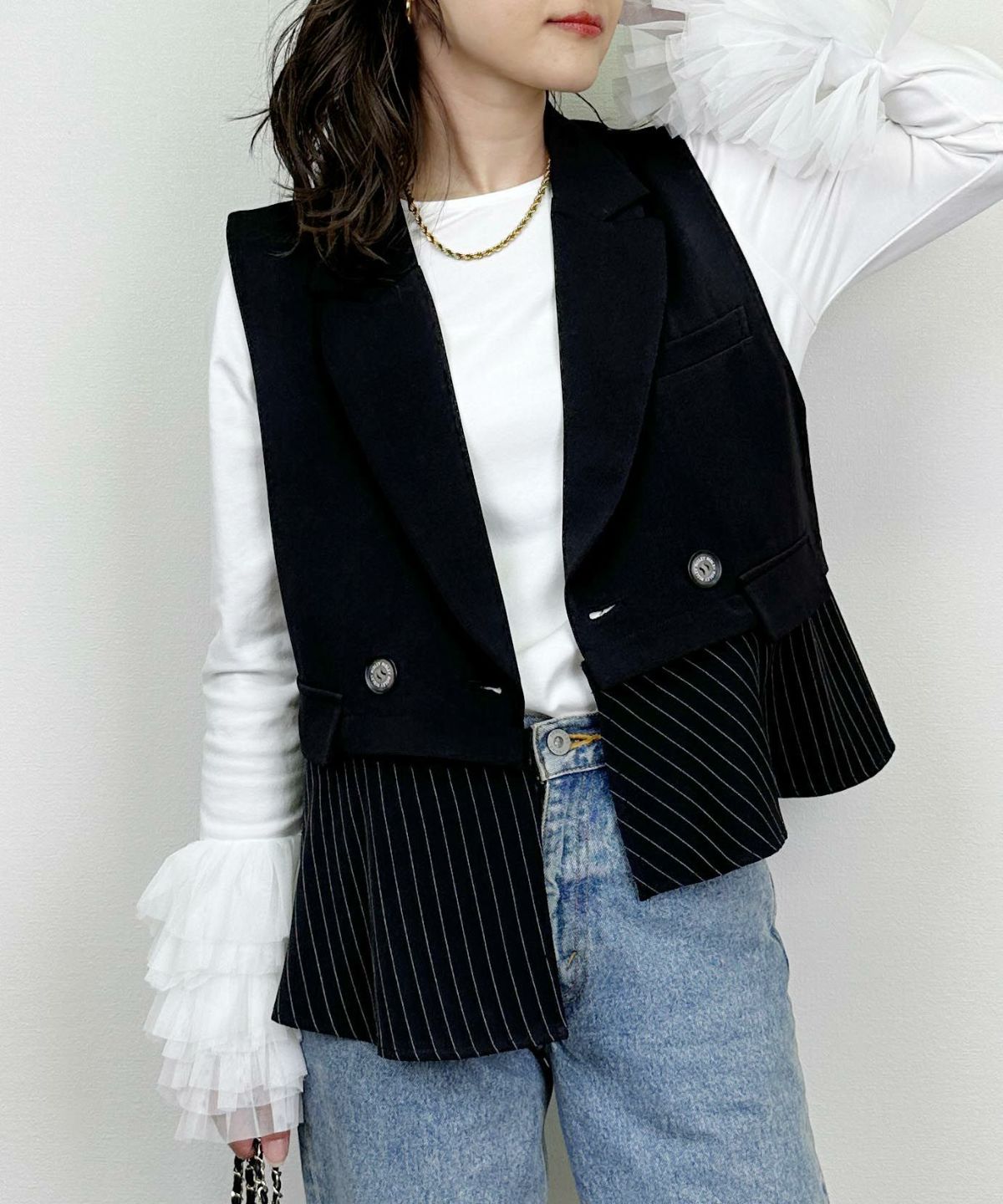 model：H164　着用サイズ：M　チュールなし