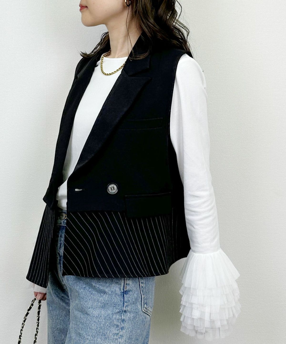 model：H164　着用サイズ：M　チュールなし