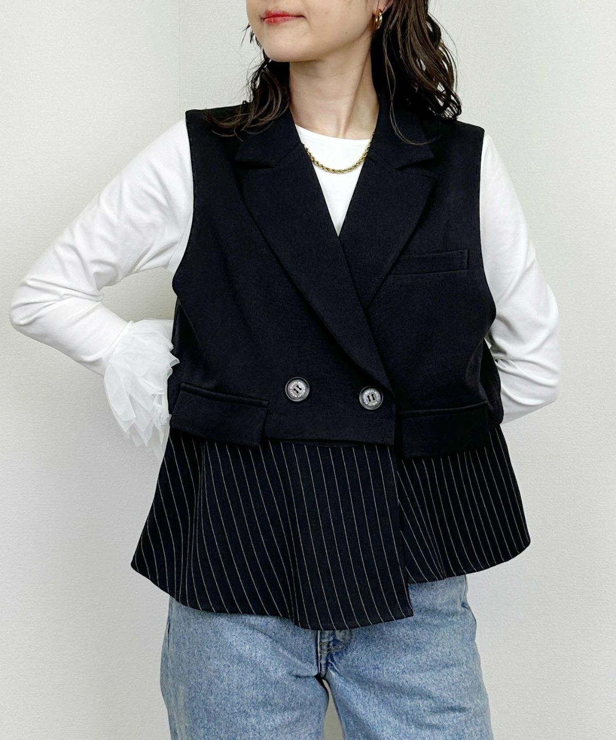 model：H164　着用サイズ：M　チュールなし