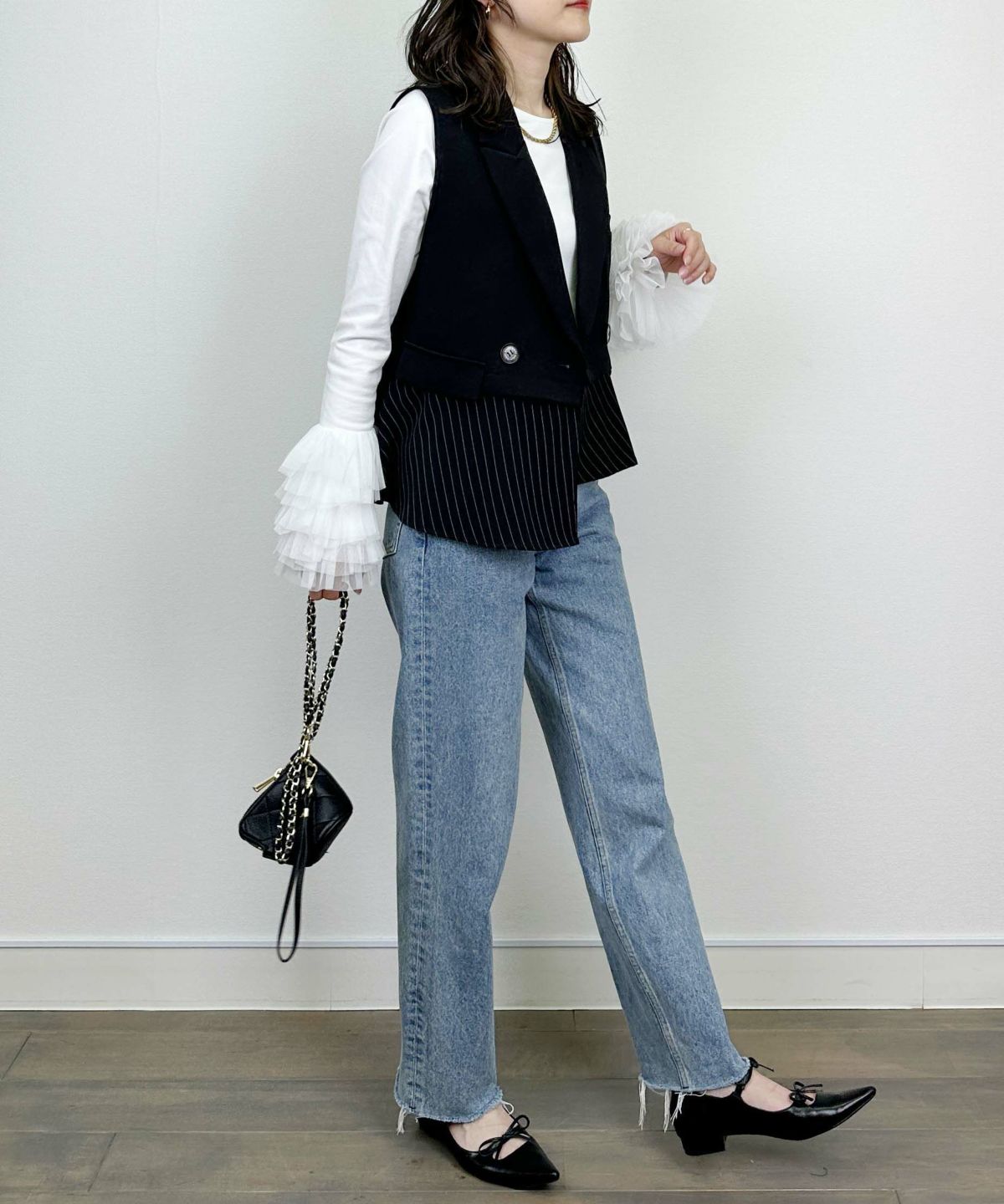 model：H164　着用サイズ：M　チュールなし