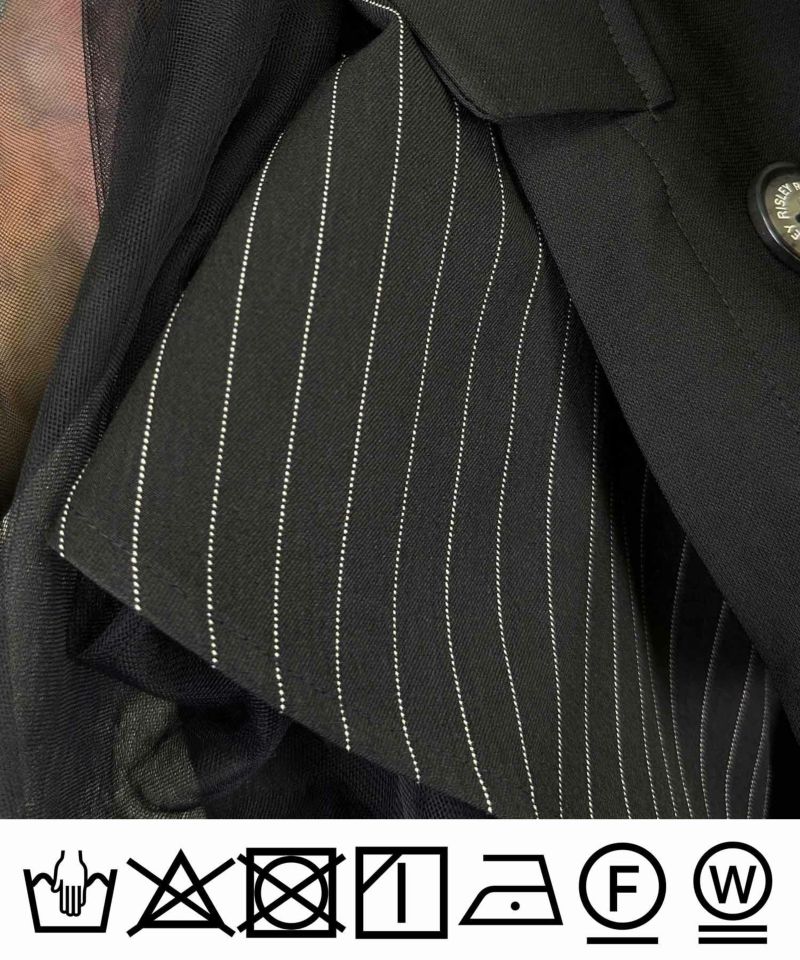 【新品・未使用】RISLEY チュールロングジレ ロングチュールテーラードカラージレ | PICCIN (ピッチン) 公式通販