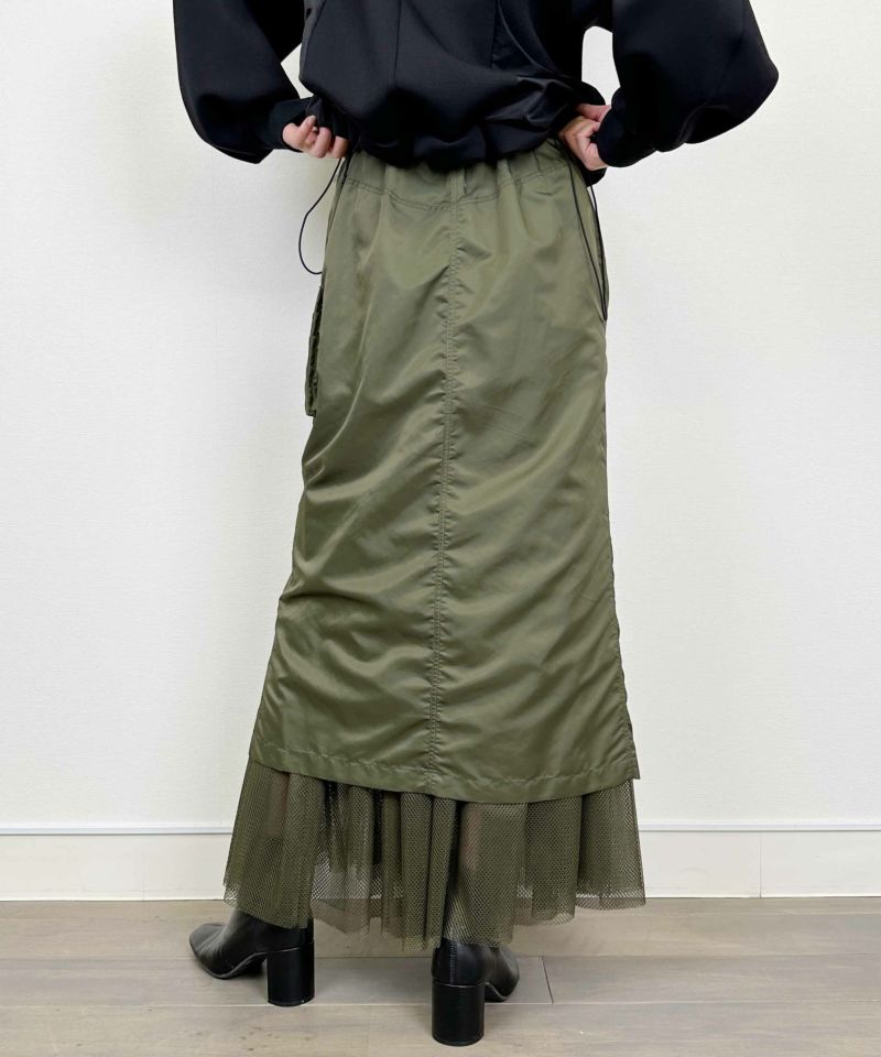 model：H164　着用サイズ：M　カーキ