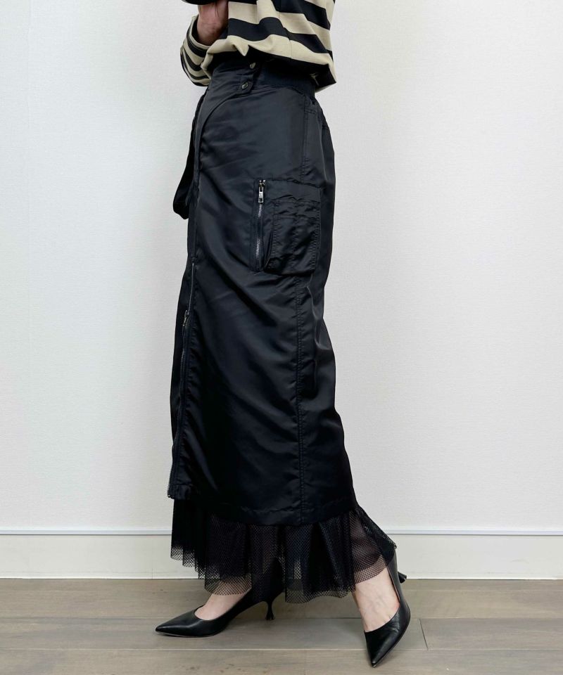 model：H164　着用サイズ：M　ブラック