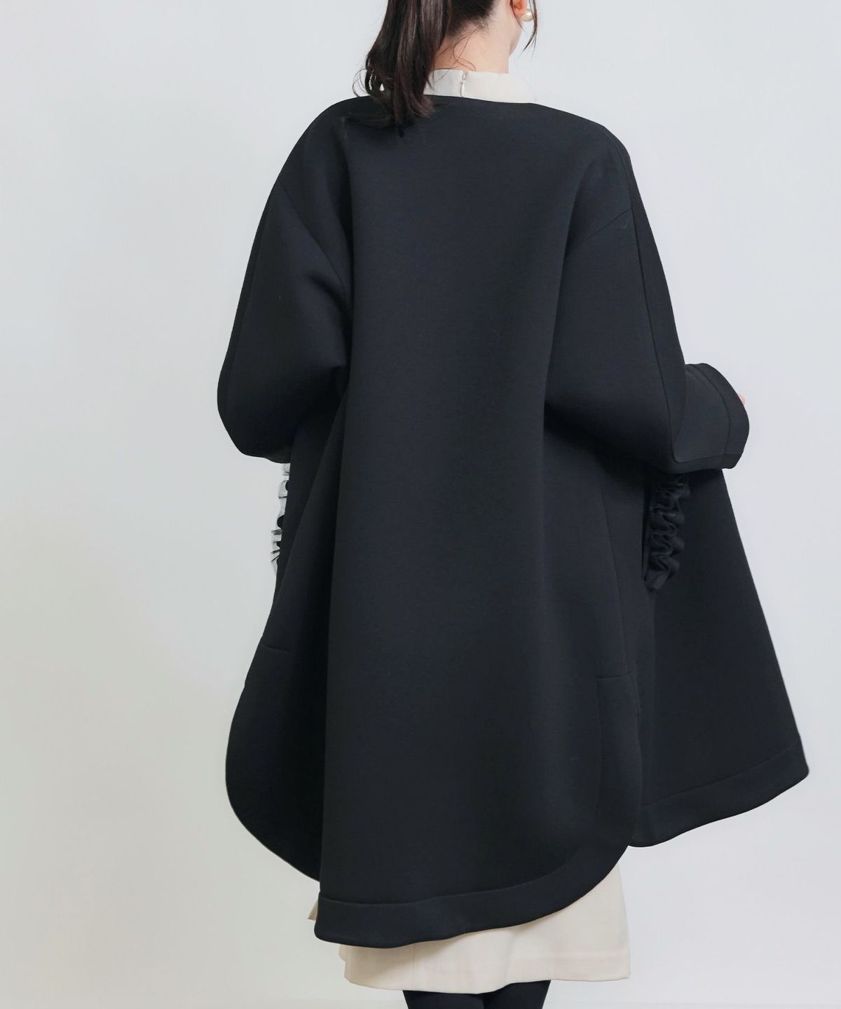 model：H155　着用サイズ：M　ブラック