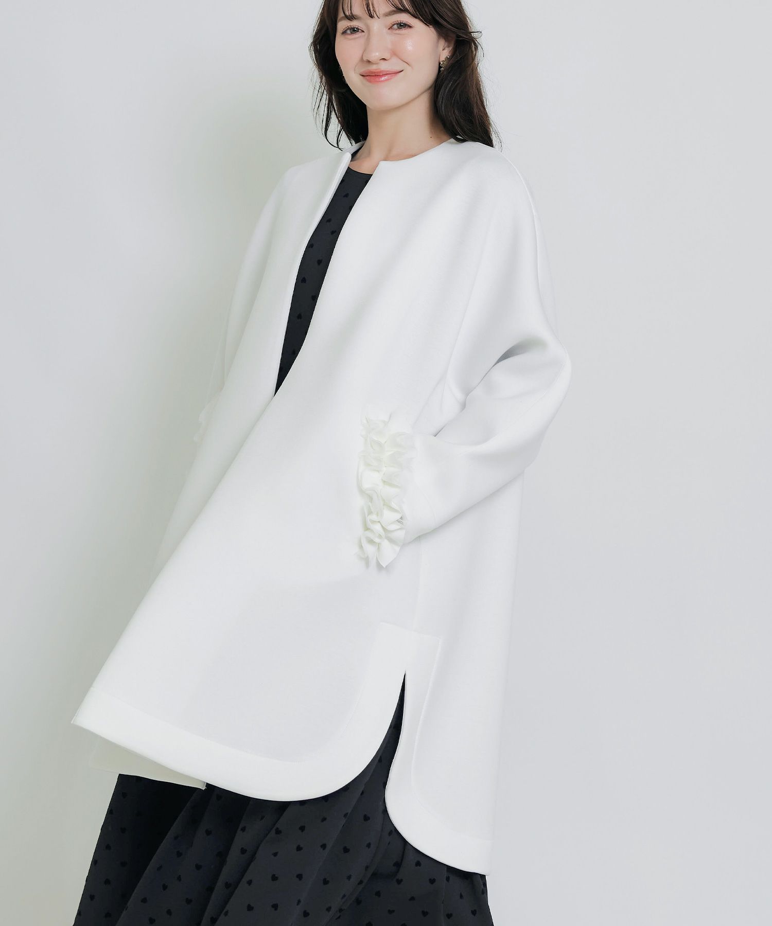 model：H155　着用サイズ：M　ブラック