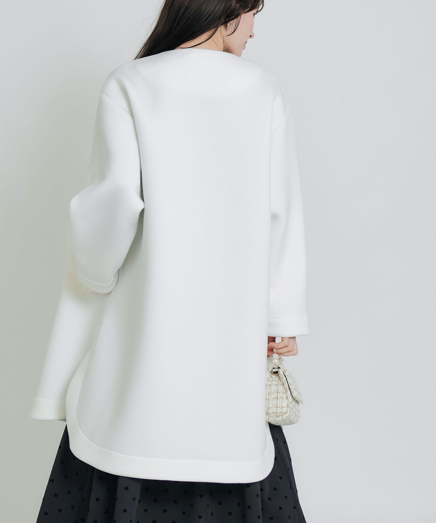 model：H155　着用サイズ：M　ブラック