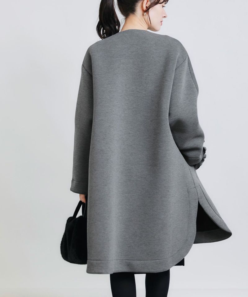 model：H155　着用サイズ：M　チャコールグレー