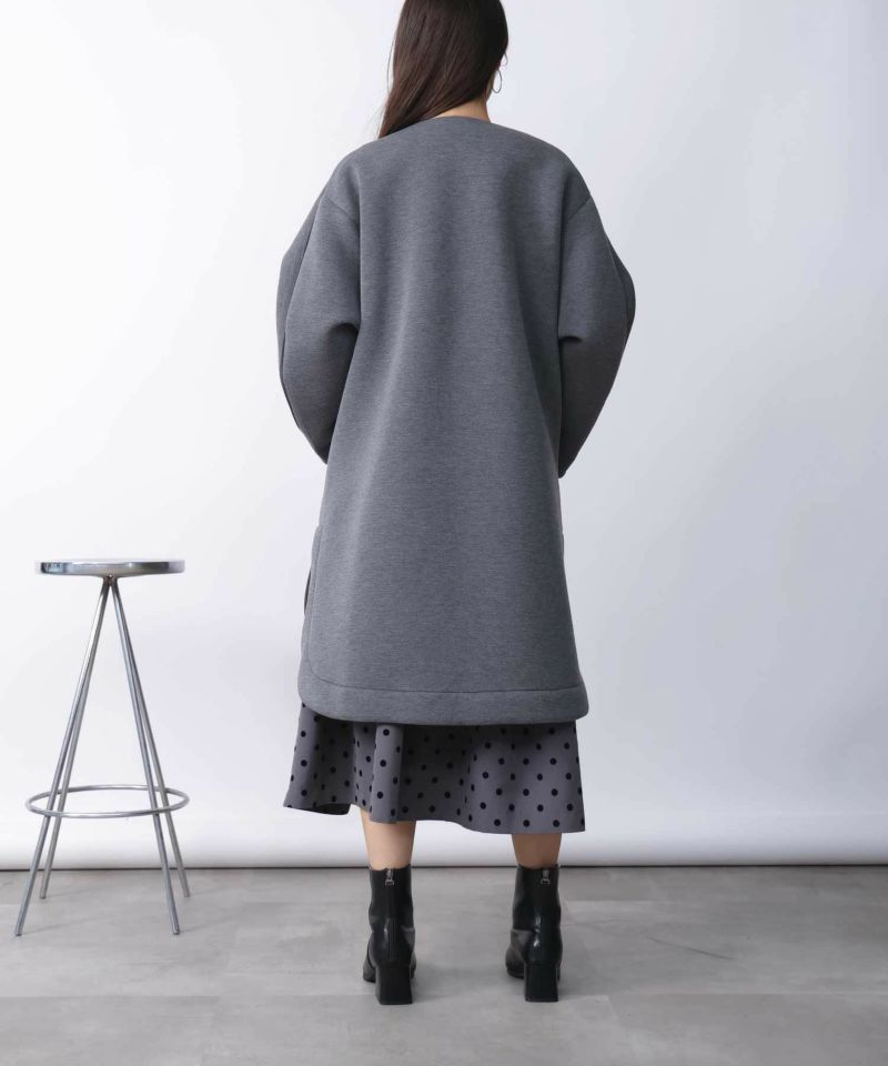 model：H160　着用サイズ：M　チャコールグレー