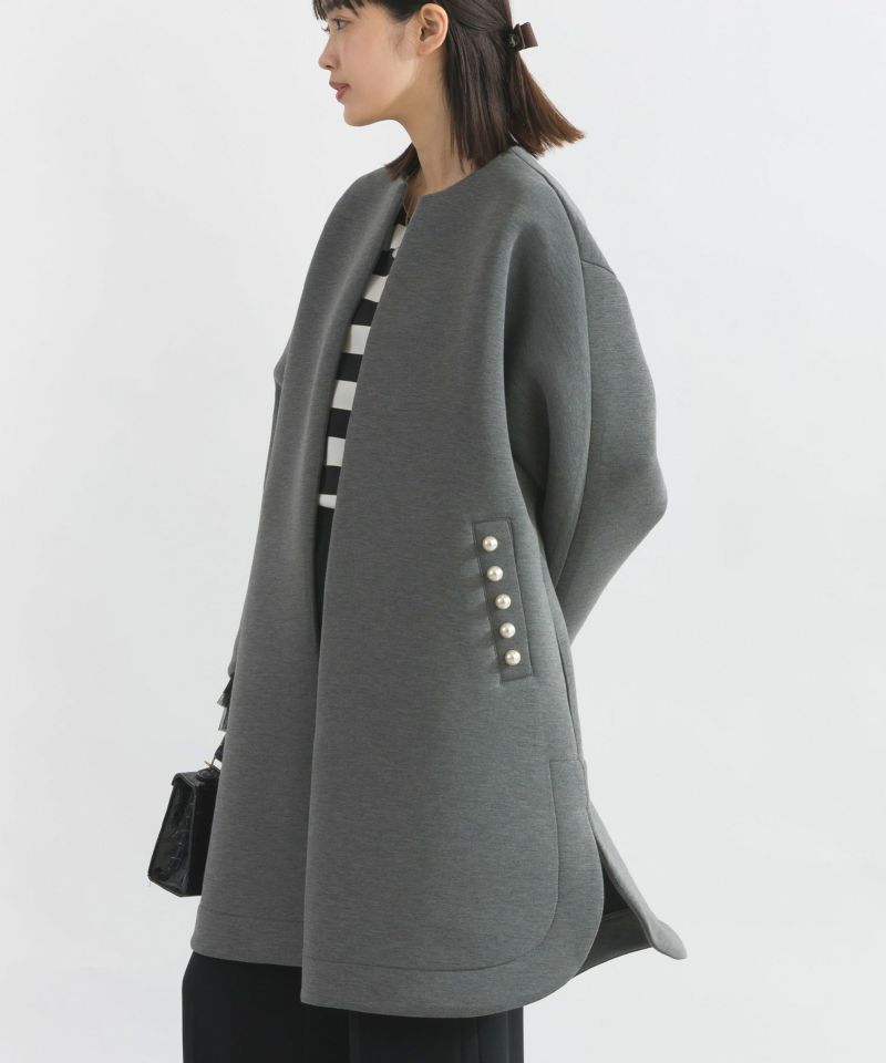 model：H162　着用サイズ：M　チャコールグレー