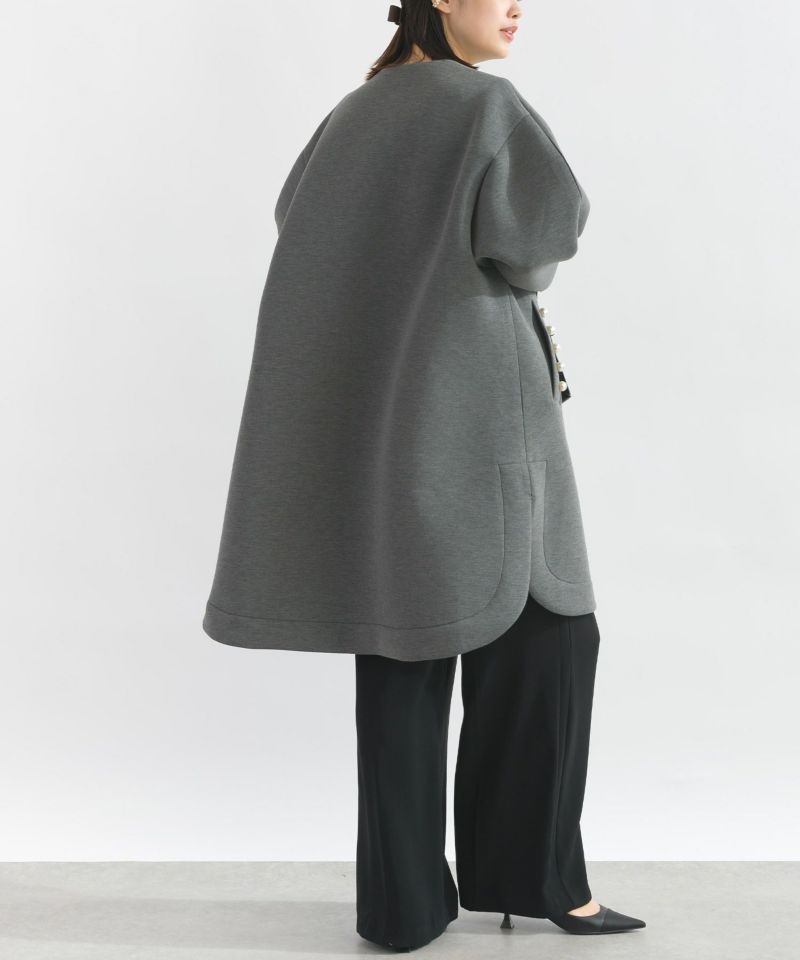 model：H162　着用サイズ：M　チャコールグレー