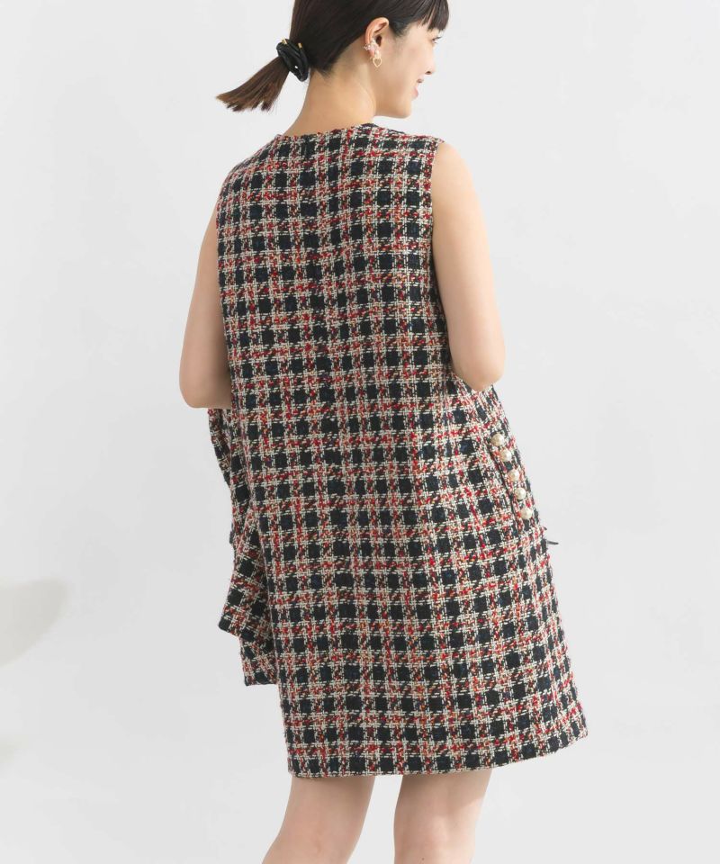 model：H162　着用サイズ：S　レッド系その他